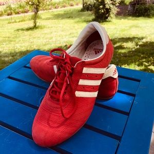 Adidas Red flat/sneakers size 8